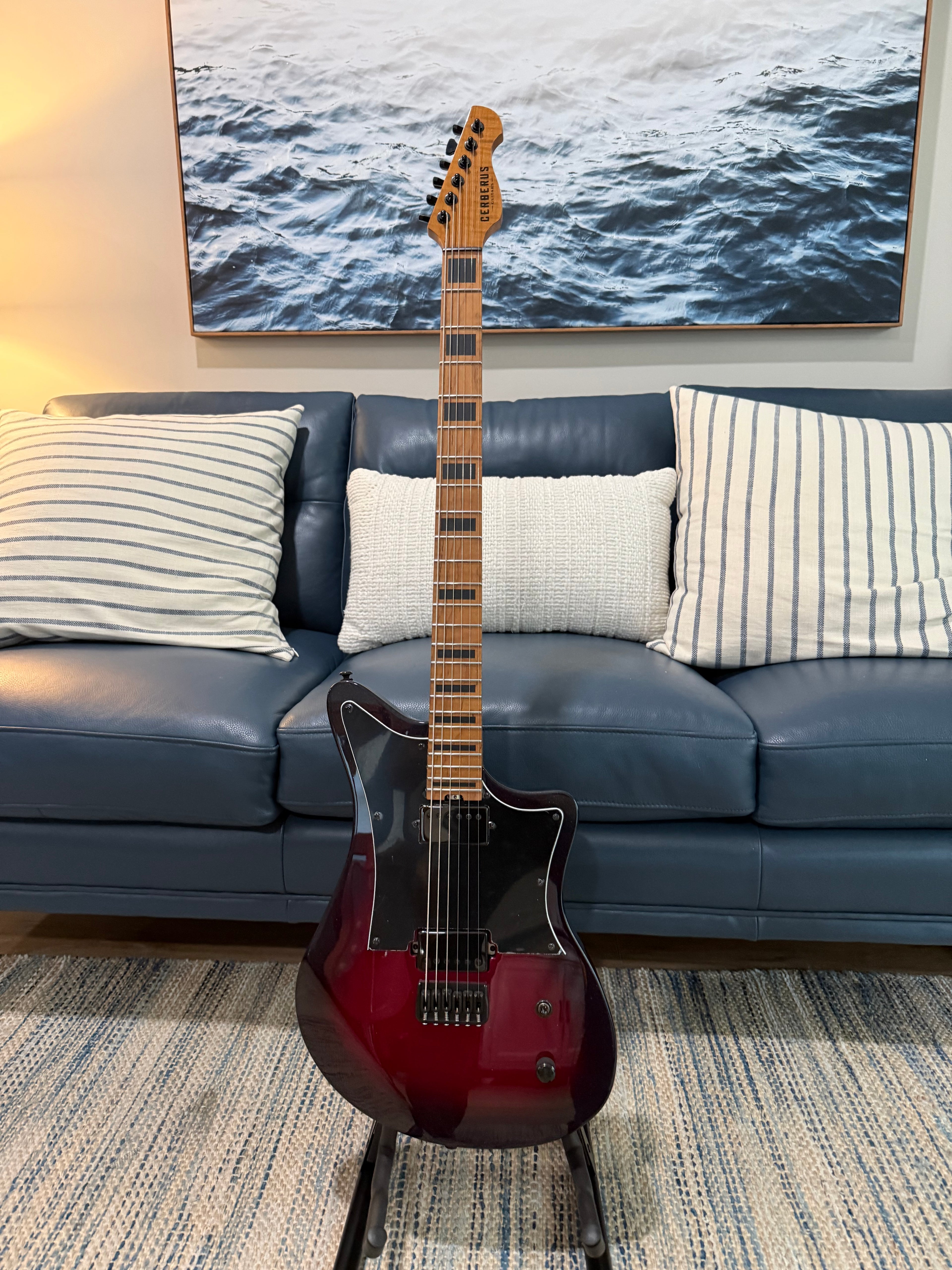 Cerberus Apollo 6 30 in Red Burst Custom