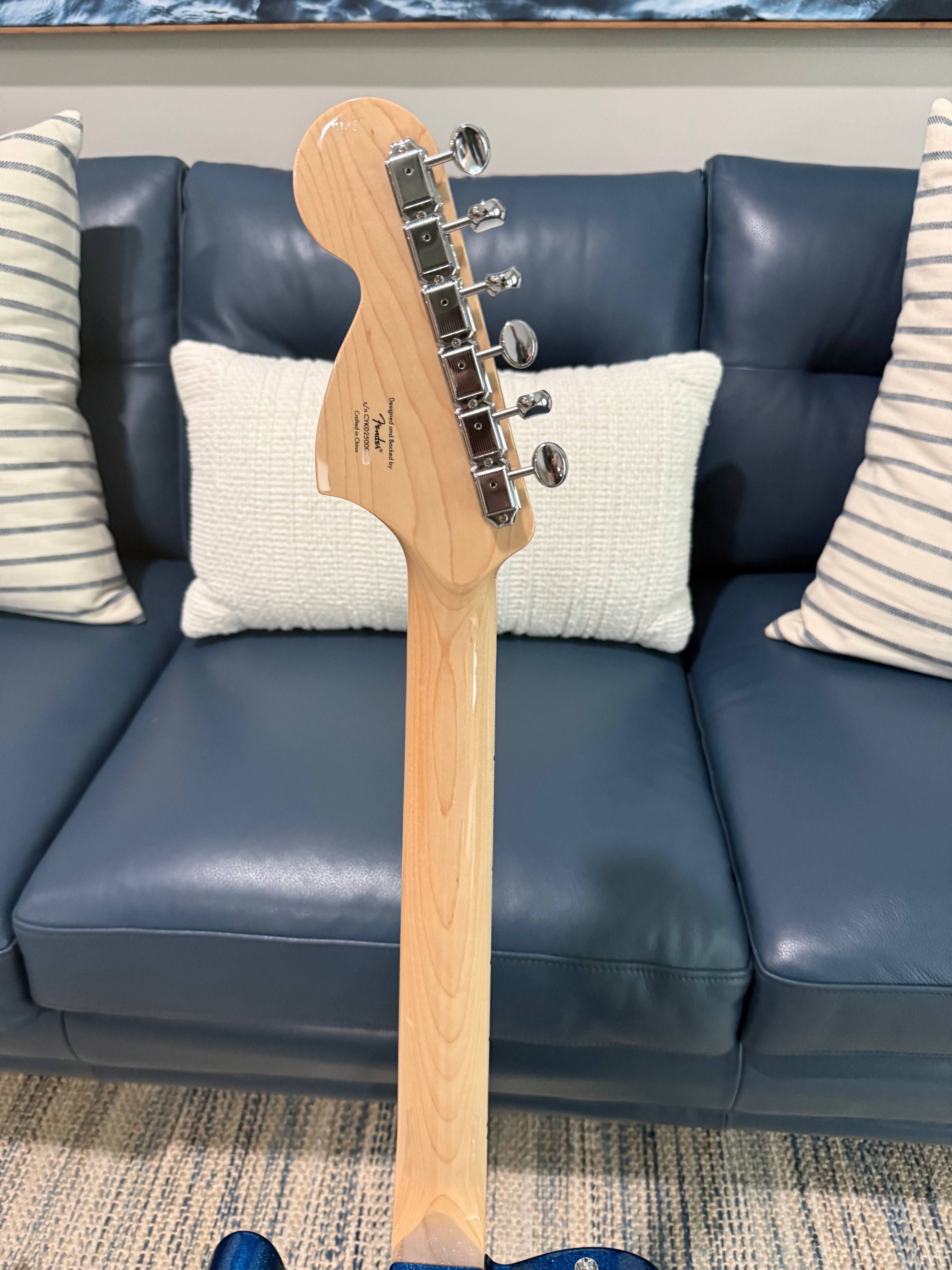 Squier Paranormal Esquire Deluxe - Scintillement bleu