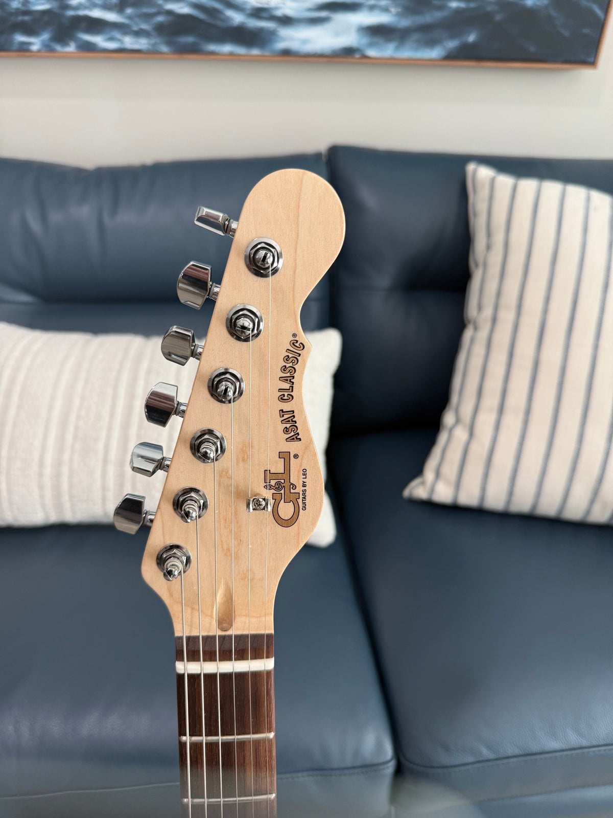 G&L Fullerton Deluxe ASAT Classic Bluesboy Pine