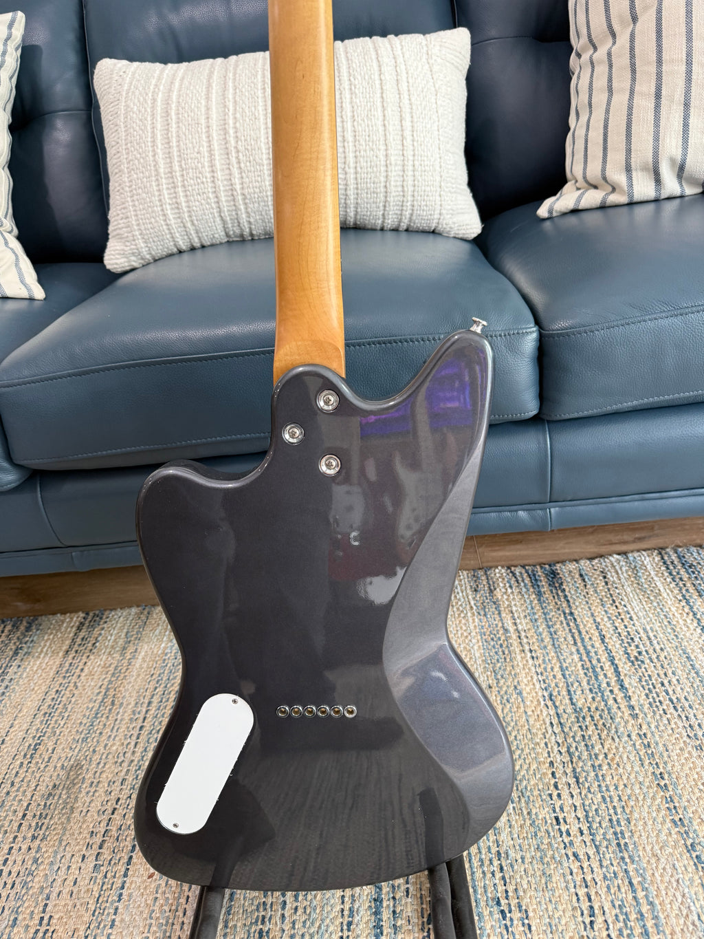Harmony Silhouette Electric Guitar - Slate with Rosewood Fingerboard