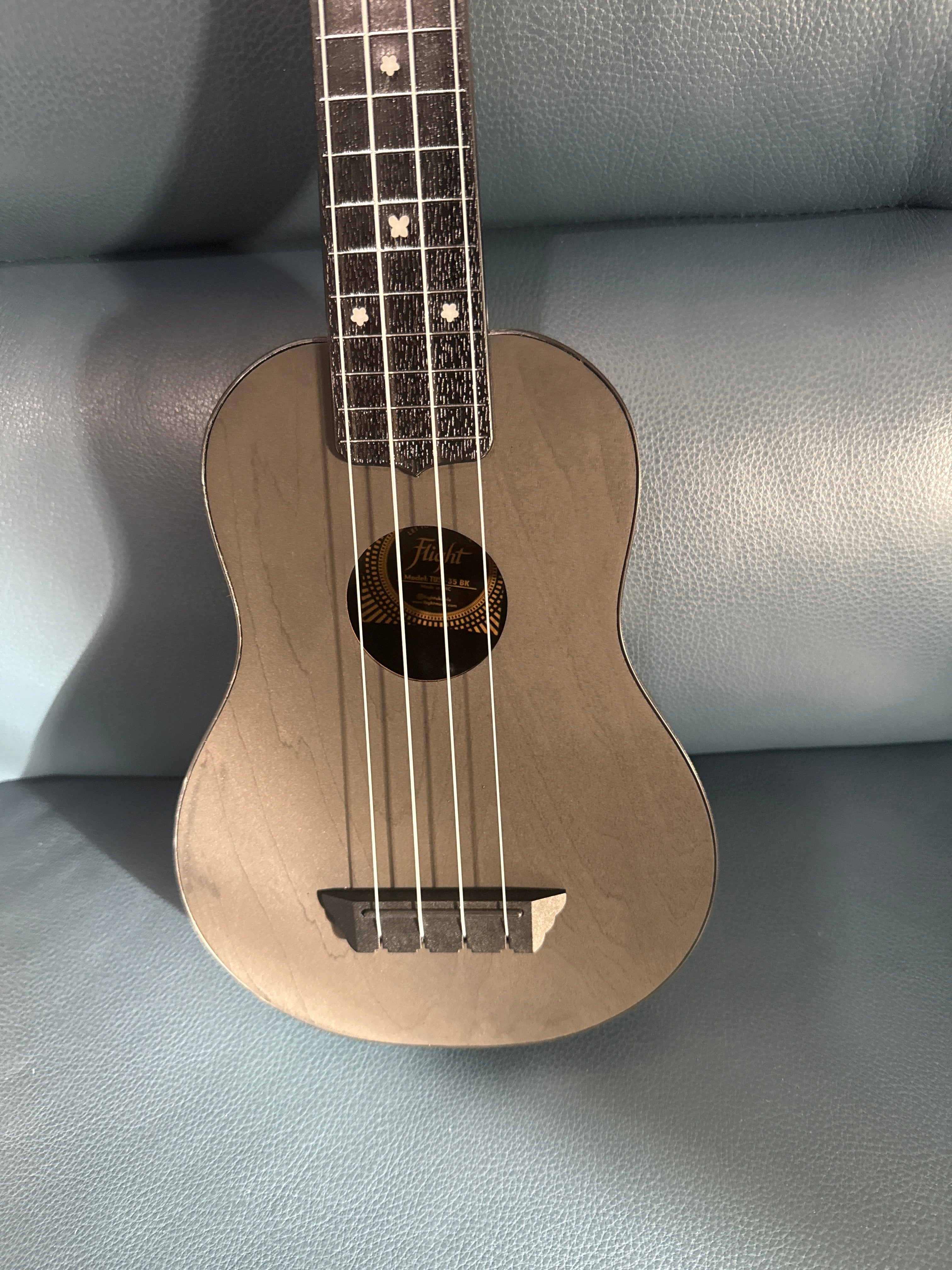 Flight TUS35 Black Travel Soprano Ukulele - Palm Harbor Music