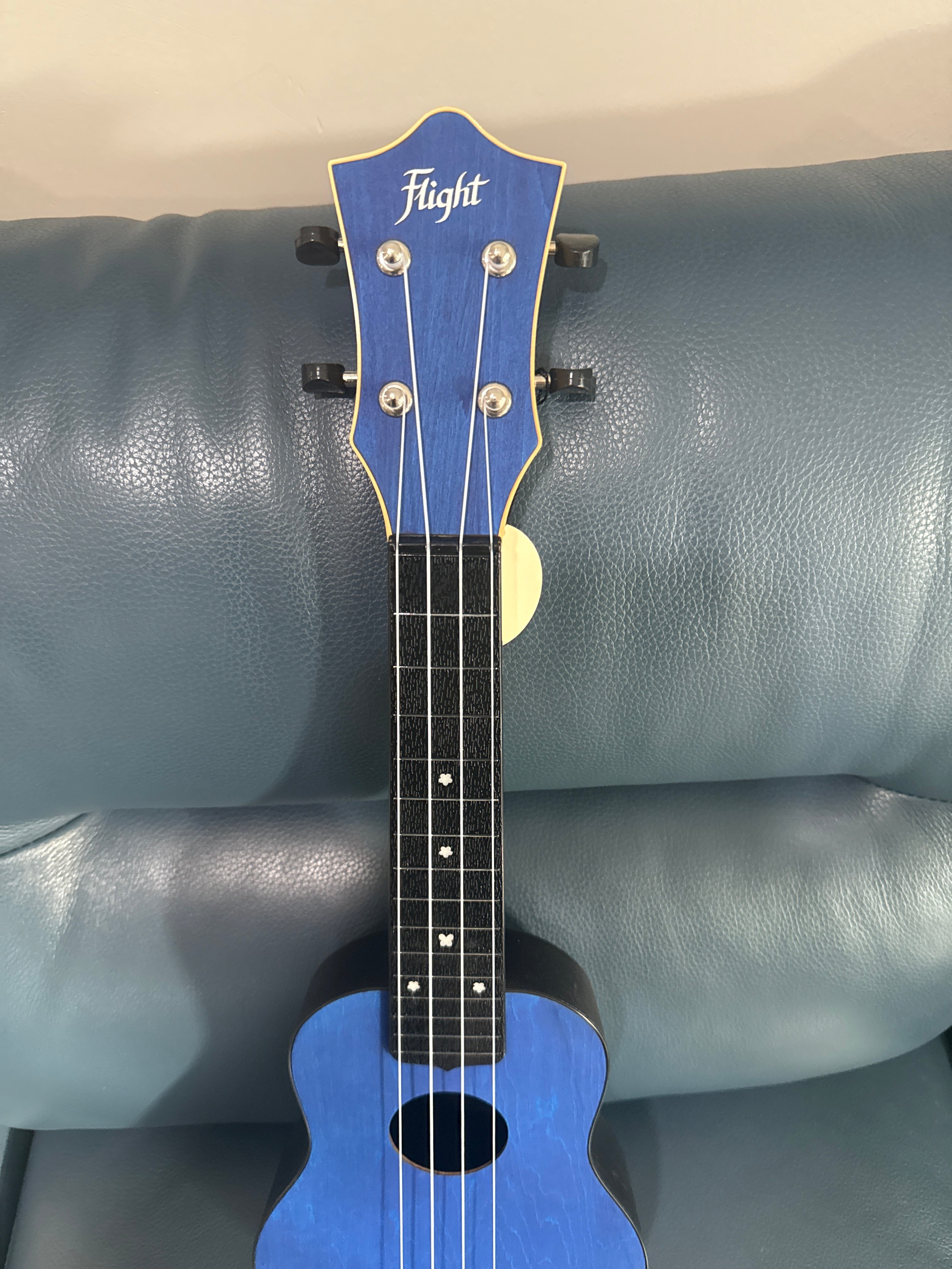 Flight TUS-35 DB Deep Blue Travel Soprano Ukulele - Palm Harbor Music