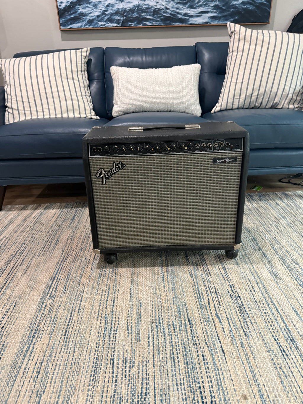 Fender Princeton Stereo Chorus 2-Channel 2 x 25-Watt 2x10" Solid State Guitar Combo 1988 - 2001