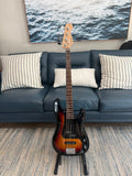 Squier Affinity Series PJ Bass Guitar - 3-Color Sunburst Used