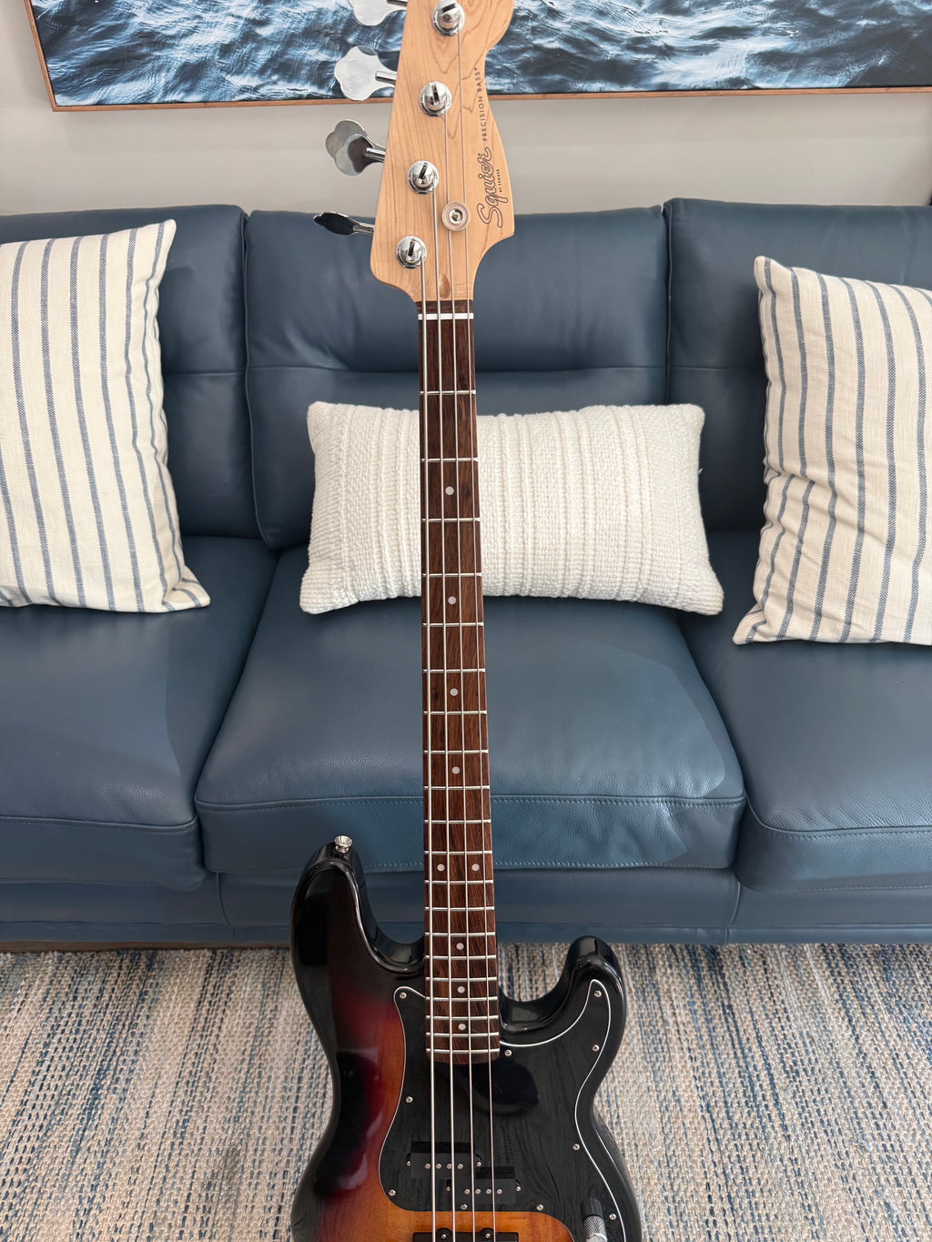 Squier Affinity Series PJ Bass Guitar - 3-Color Sunburst Used