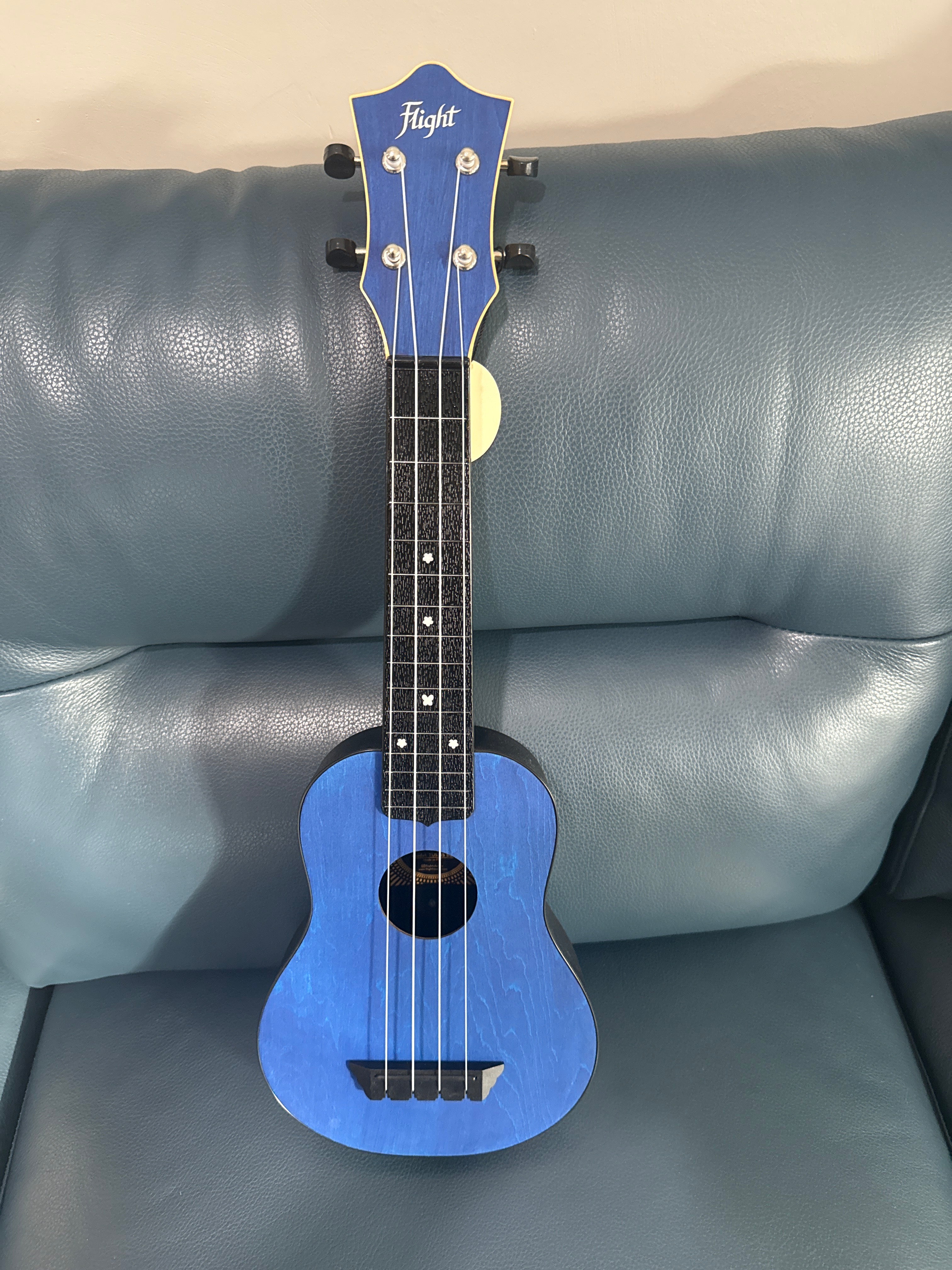 Flight TUS-35 DB Deep Blue Travel Soprano Ukulele - Palm Harbor Music