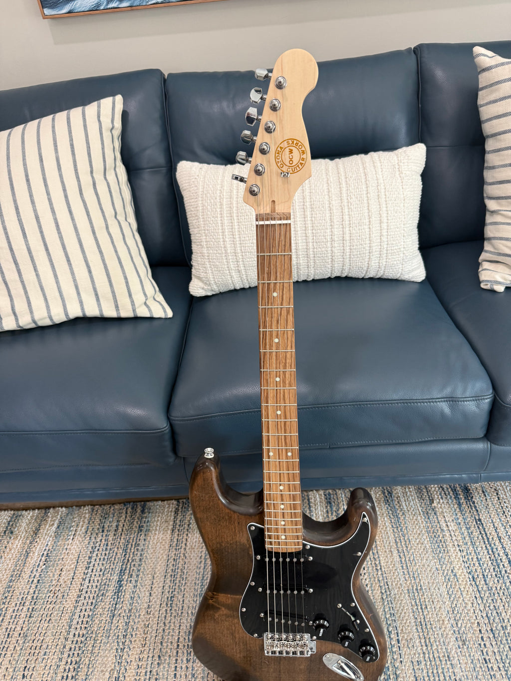 Ozona Guitar Works Suncaster US Aged Series 1-piece brown alder guitar suncaster with natural aged finish