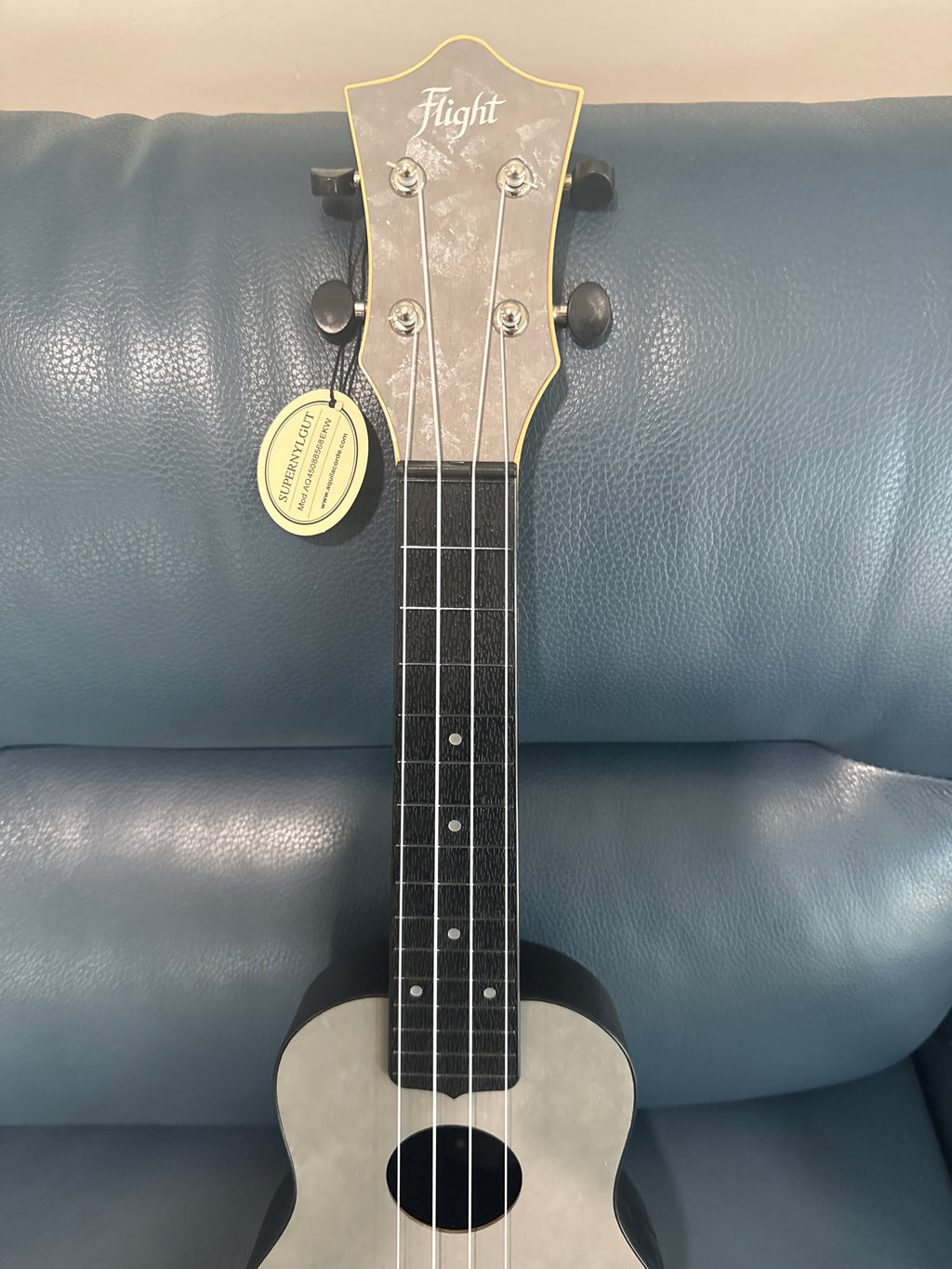 Flight TUS65 Silver Soprano Travel Ukulele - Palm Harbor Music
