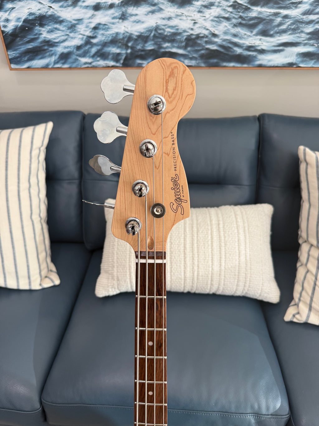 Squier Affinity Series PJ Bass Guitar - 3-Color Sunburst Used