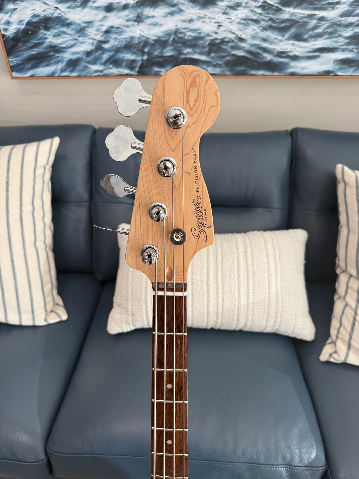 Squier Affinity Series PJ Bass Guitar - 3-Color Sunburst Used