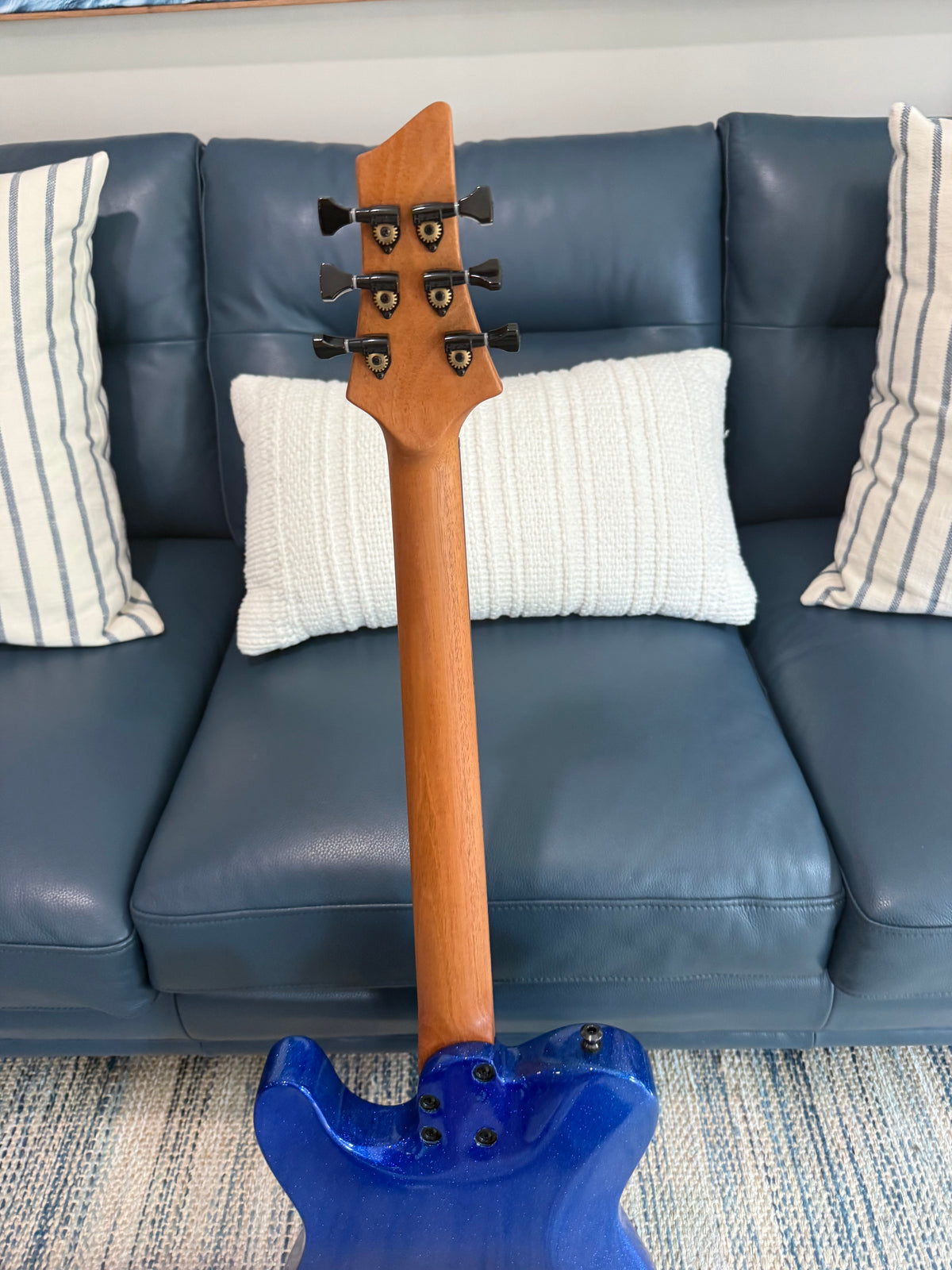 Tidecaster American Standard Blue Sparkle Ozona Guitar Works