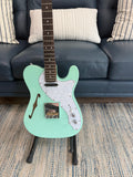 Tidecaster Green Import with EMGs Ozona Guitar Works