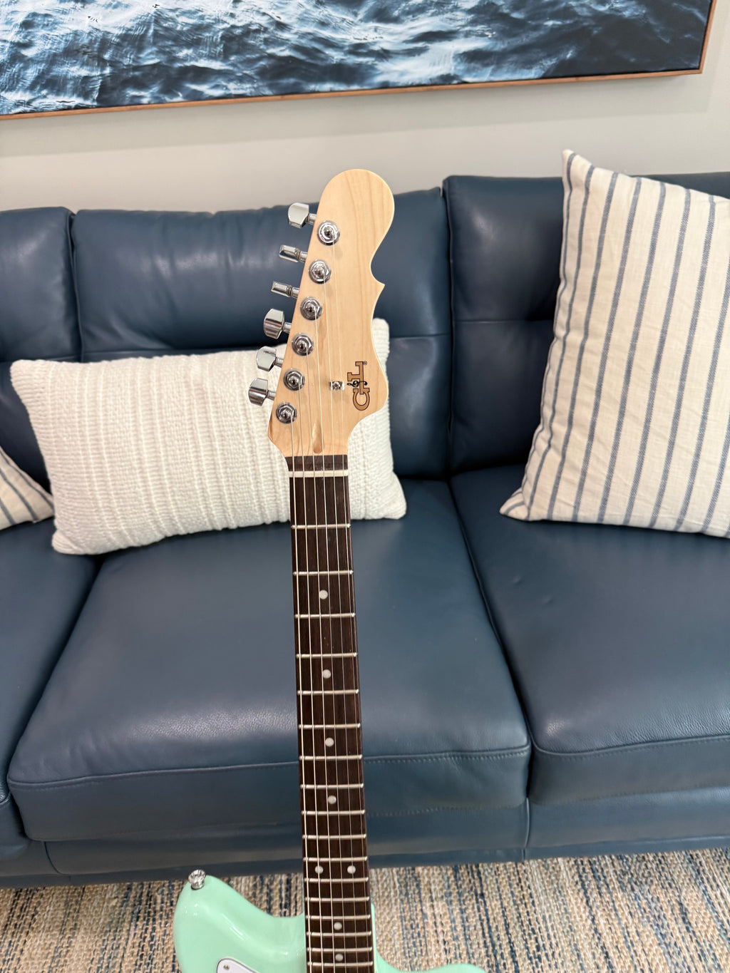 G&L Fullerton Deluxe Doheny Electric Guitar - Surf Green