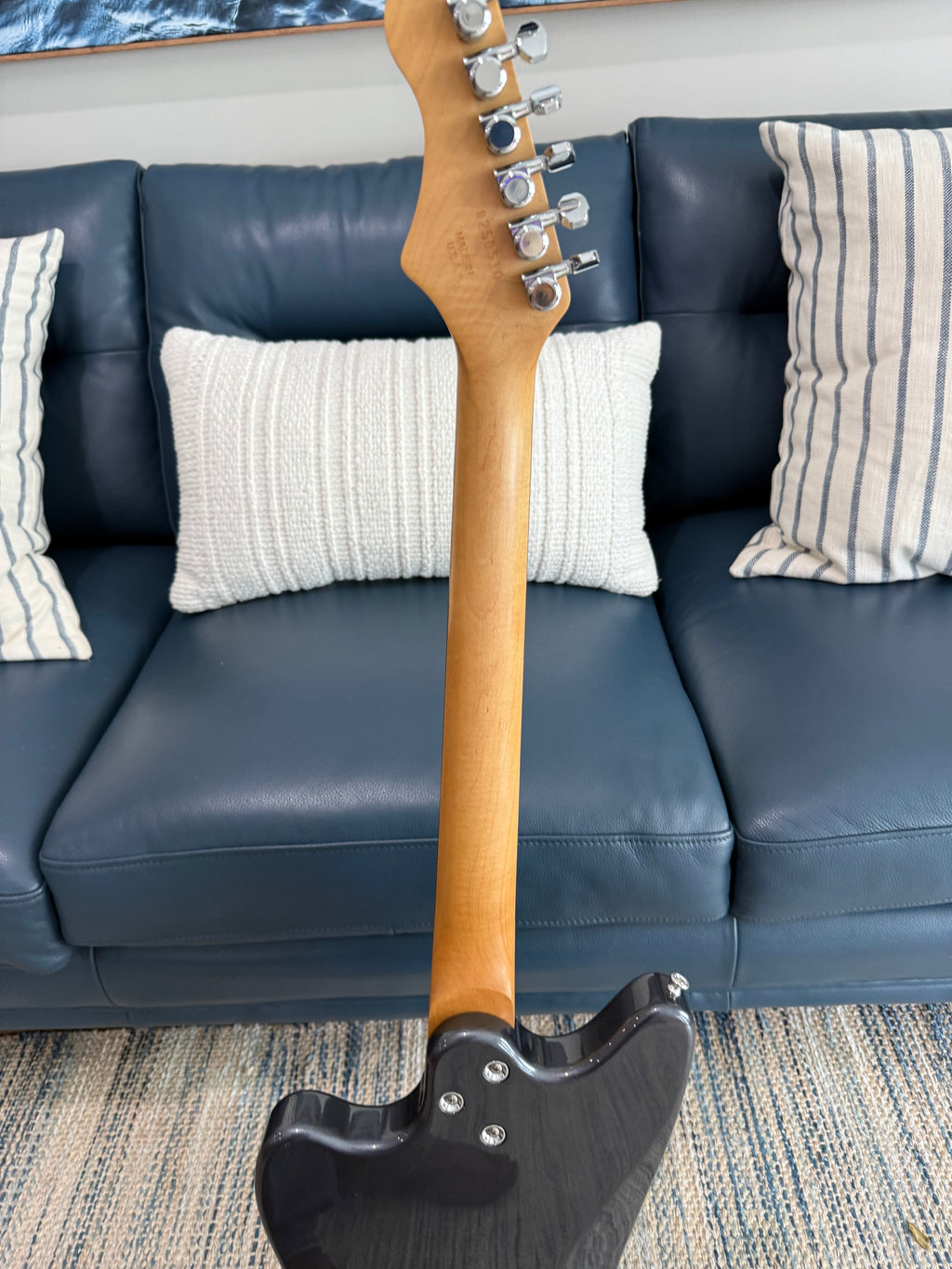 Harmony Silhouette Electric Guitar - Slate with Rosewood Fingerboard