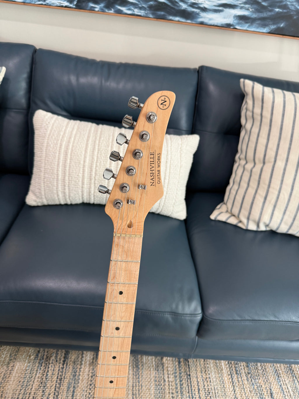 Nashville Guitar Works 120IV T-Style en marfil