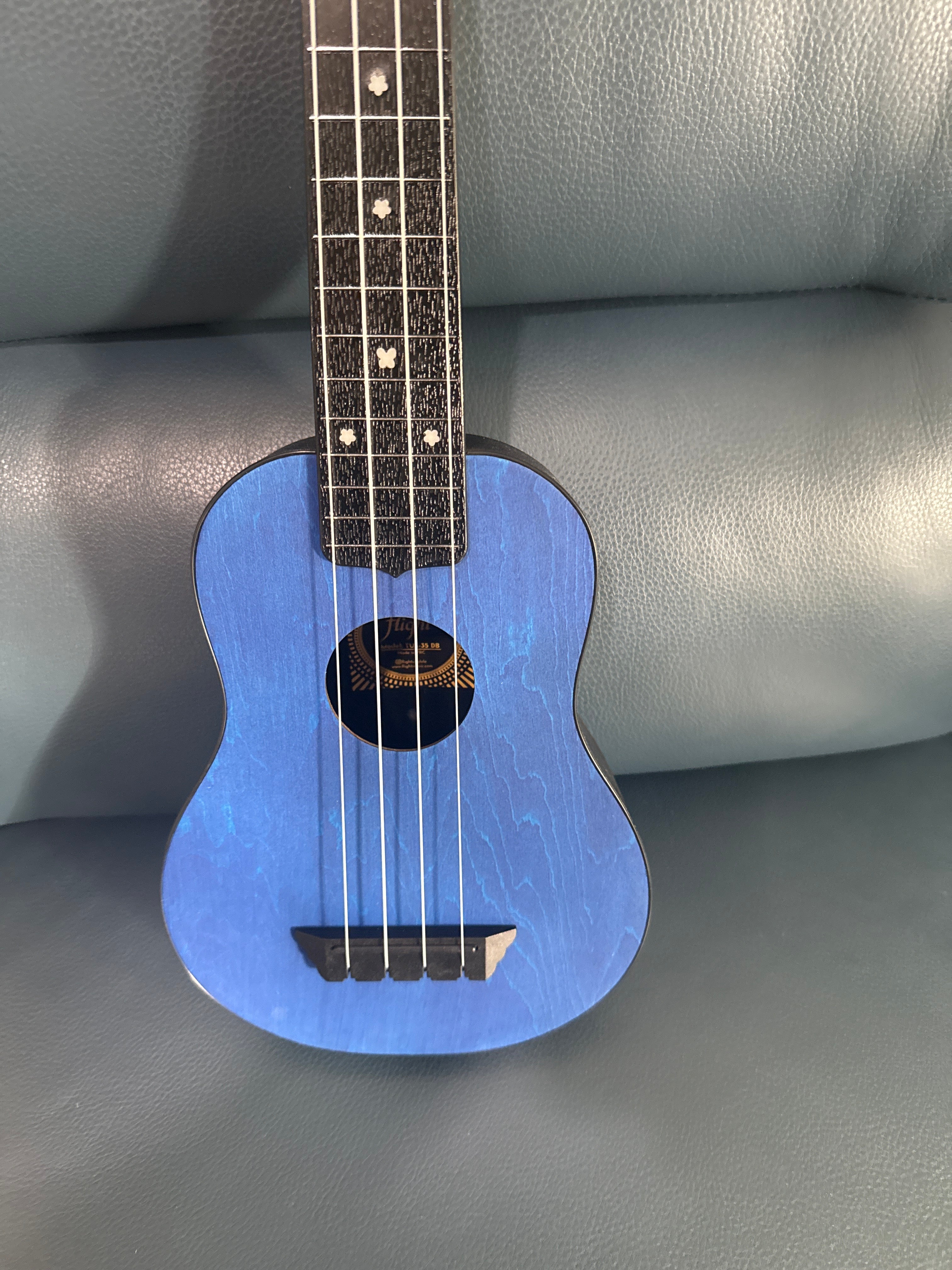 Flight TUS-35 DB Deep Blue Travel Soprano Ukulele - Palm Harbor Music