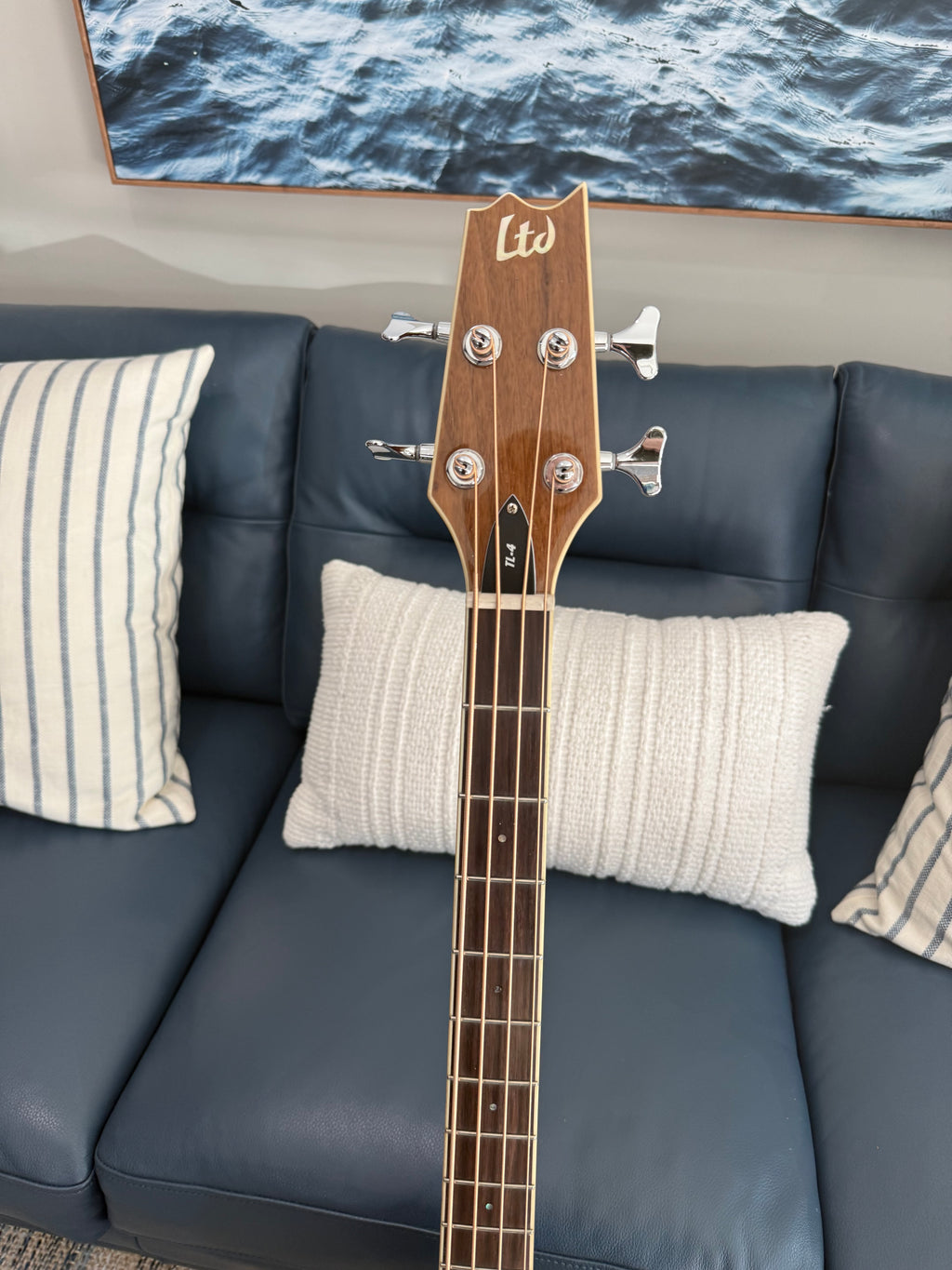 LTD TL-4 Bass Natural Finish Used