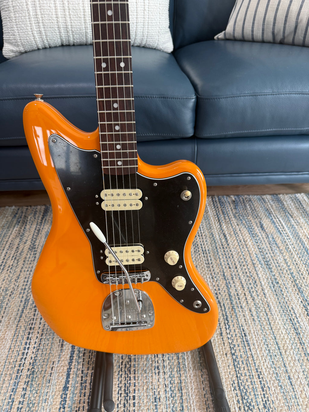 Custom Fender Jazzmaster Capri Orange
