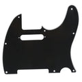 Musiclily Pro 8 Hole Tele Guitar Pickguard for USA/Mexican Made Fender Standard Telecaster Modern Style, 1/3/4 Ply 3ply Black
