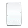Musiclily Pro Vintage Style Strat Tremolo Backplate for Fender USA/Mexican Made Standard Stratocaster Modern Style Guitar, 3ply White