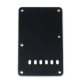 Musiclily Pro Vintage Style Strat Tremolo Backplate for Fender USA/Mexican Made Standard Stratocaster Modern Style Guitar, 3ply Black