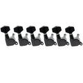Musiclily Pro R15J-03 6 in Line Guitar Sealed Tuners Tuning Keys Pegs Machine Heads Guitar Black