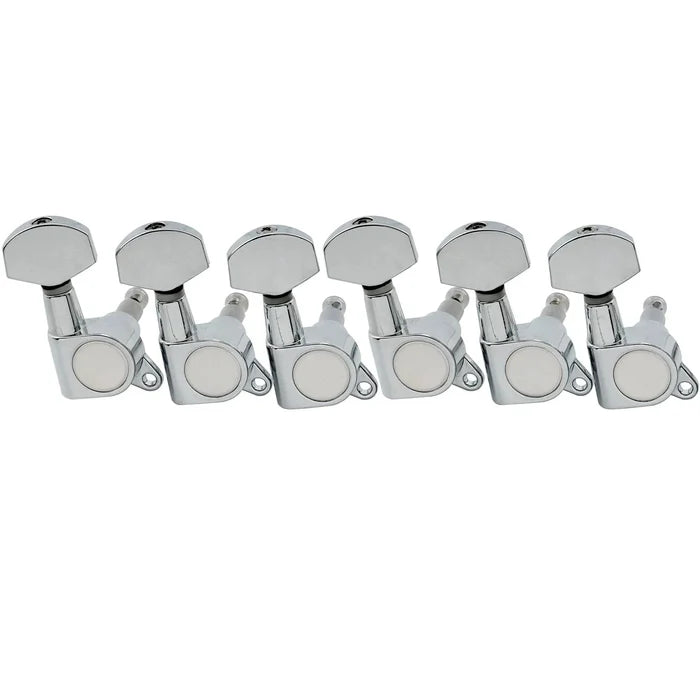 Mécaniques scellées Musiclily Pro R15J-03 6 en ligne pour guitare, chrome