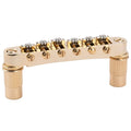 Musiclily Pro BM001 52mm(2-3/64 inch) Tune-O-Matic Guitar Bridge Roller Saddles Set for LP SG Style Electric Guitar Gold