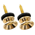 Musiclily Pro Steel Strap Button End Pins for Accoustic Electric Guitar, Set of 2 Gold