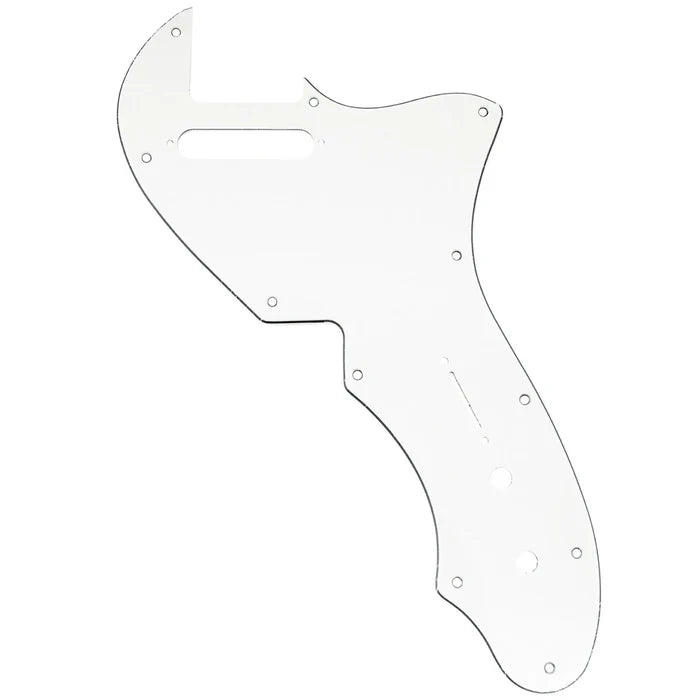 Musiclily Pro 11 Holes Guitar Pickguard For USA Fender 69 Tele Thinline Style Electric Guitar White