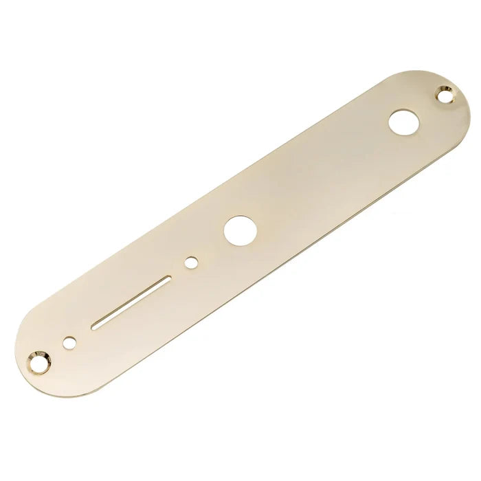 Musiclily Pro 32mm Steel Control Plate for Tele Style Electric Guitar Gold