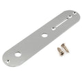 Musiclily Pro Plaque de contrôle en acier 34 mm pour guitare électrique de style Tele Chrome