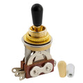 Musiclily Pro 3-Way Pickup Selector Toggle Switch for LP Style Electric Guitar Gold
