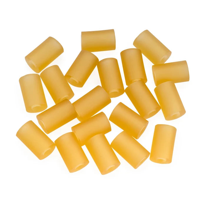 Musiclily Pro 11mm (7/16 Inch) Red Pickup Mounting Rubber Tubing for Tele Style Electric Guitar (Set of 20) 11mm Yellow