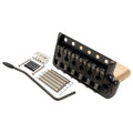 Musiclily Ultra BV022 Tremolo de Guitare Électrique Style Strat à 6 Vis et Lame en Laiton Massif de 52,5 mm (2-1/16 pouces) avec Bloc de 36 mm Noir