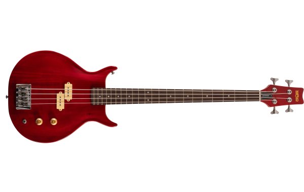 Basse électrique Washburn SB4R Wing Series Scavenger, rouge transparent