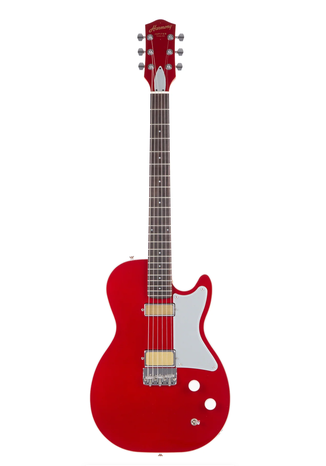 Harmony Standard Jupiter Thinline Electric Guitar w/Case, Cherry