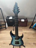 Cerberus Guitars Atlas 7 String in Titan Frost finish, showcasing its sleek design and premium craftsmanship.