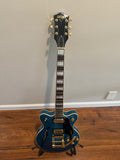 Used Gretsch G2655TG Streamliner CB JR DC Electric Guitar in a striking finish, showcasing its dual cutaway design.